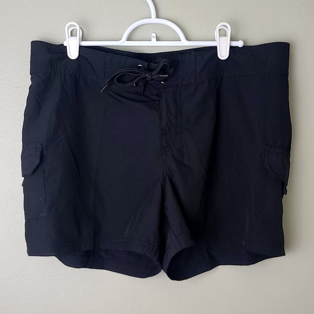 Okami Black Surf Board Swim Shorts